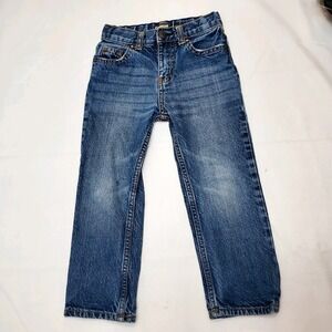 Vintage OSH KOSH Straight Fit Jeans With Adjustable Waist, Boys Classic 4T